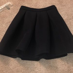 Navy A - Line Skirt